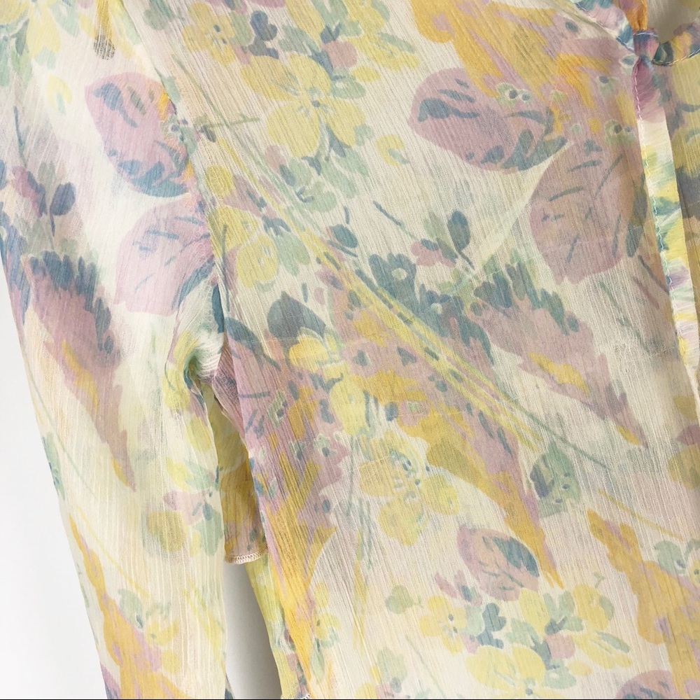 ASOS Sheer Ruffle Dress - Picture 7 of 8
